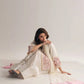 Elegant Crepe Silk Kurta Set with Moti Handwork and Organza Dupatta for Festive Wear