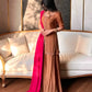 Elegant Crepe Silk Sharara Set for Festive and Party Wear