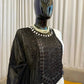 Elegant Crepe Straight Suit Set for Festive and Office Wear