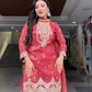 Elegant Crunchy Silk Sharara Suit Set for Festive and Traditional Wear