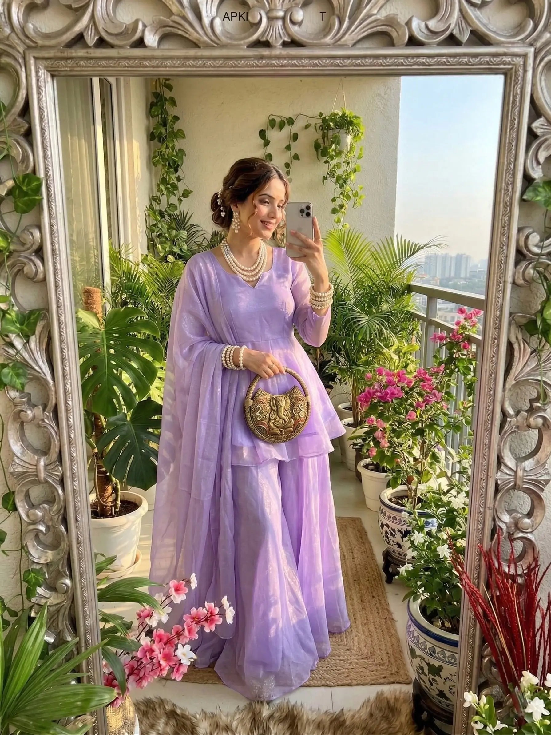 Elegant Crunchy Silk Suit Set for Festive and Occasion Wear