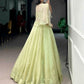 Elegant Crush Fabric Lehenga Choli with Embroidered Koti
