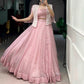 Elegant Crush Fabric Lehenga Choli with Embroidered Koti