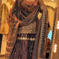 Elegant Crush Silk Sharara Suit with Sequins Embroidery for Festive and Wedding Wear