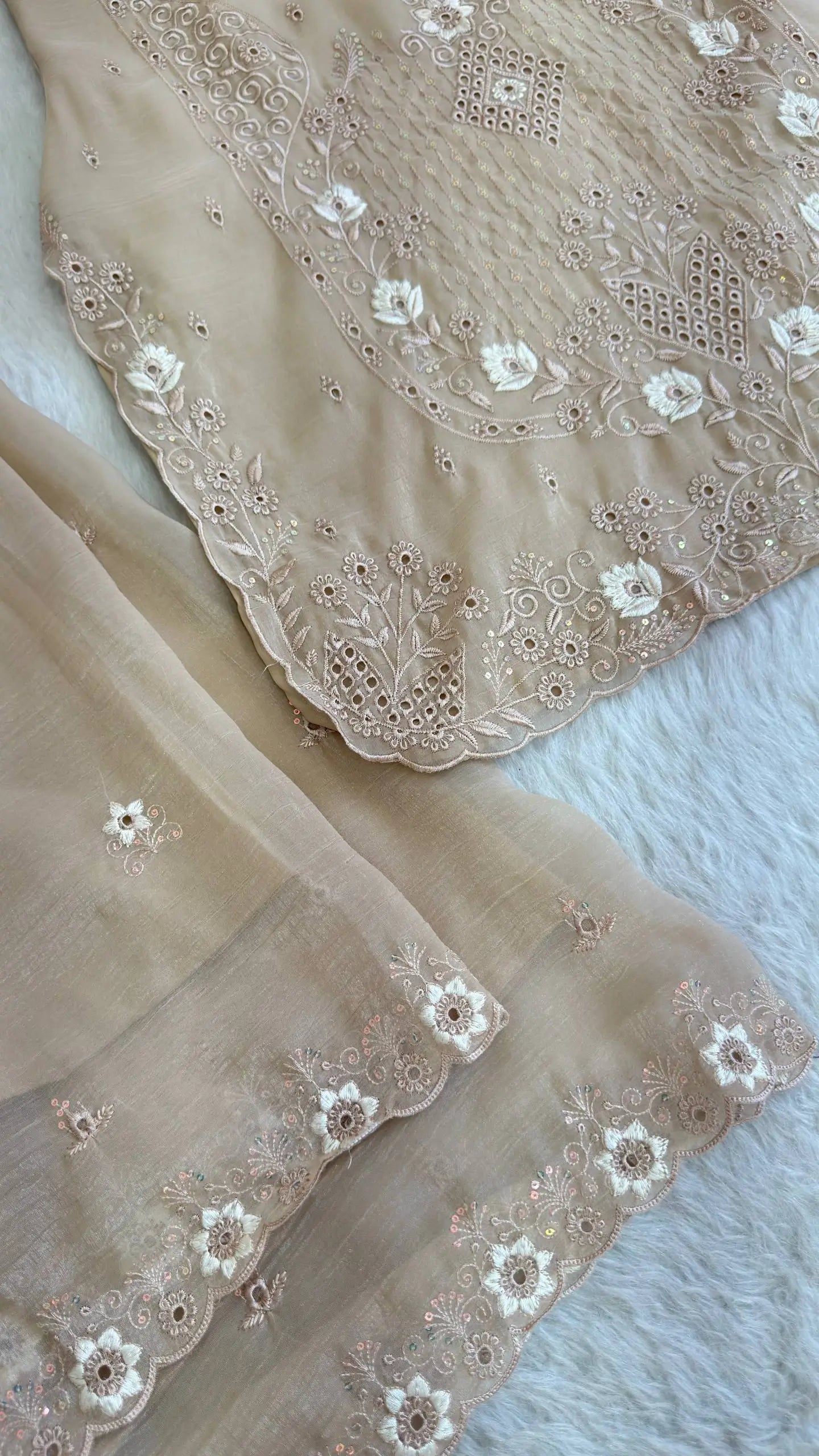 Elegant Currency Silk Embroidered Suit Set for Festive and Party Wear