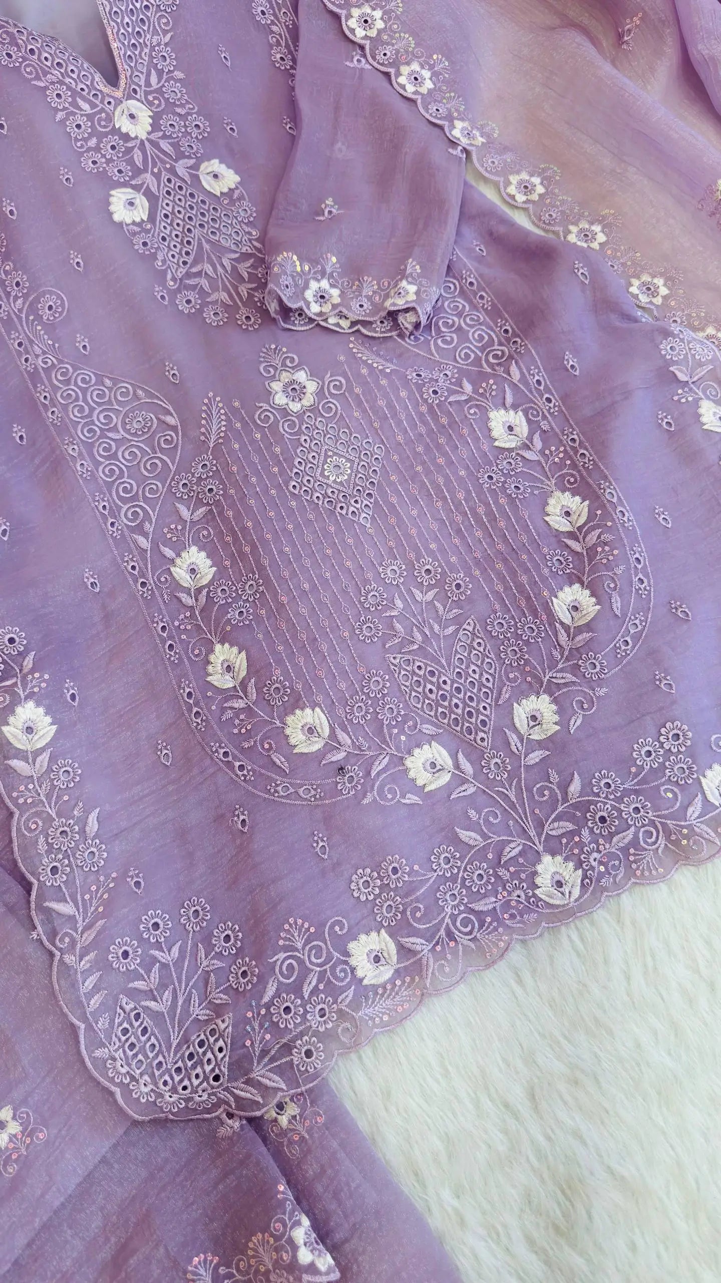 Elegant Currency Silk Embroidered Suit Set for Festive and Party Wear