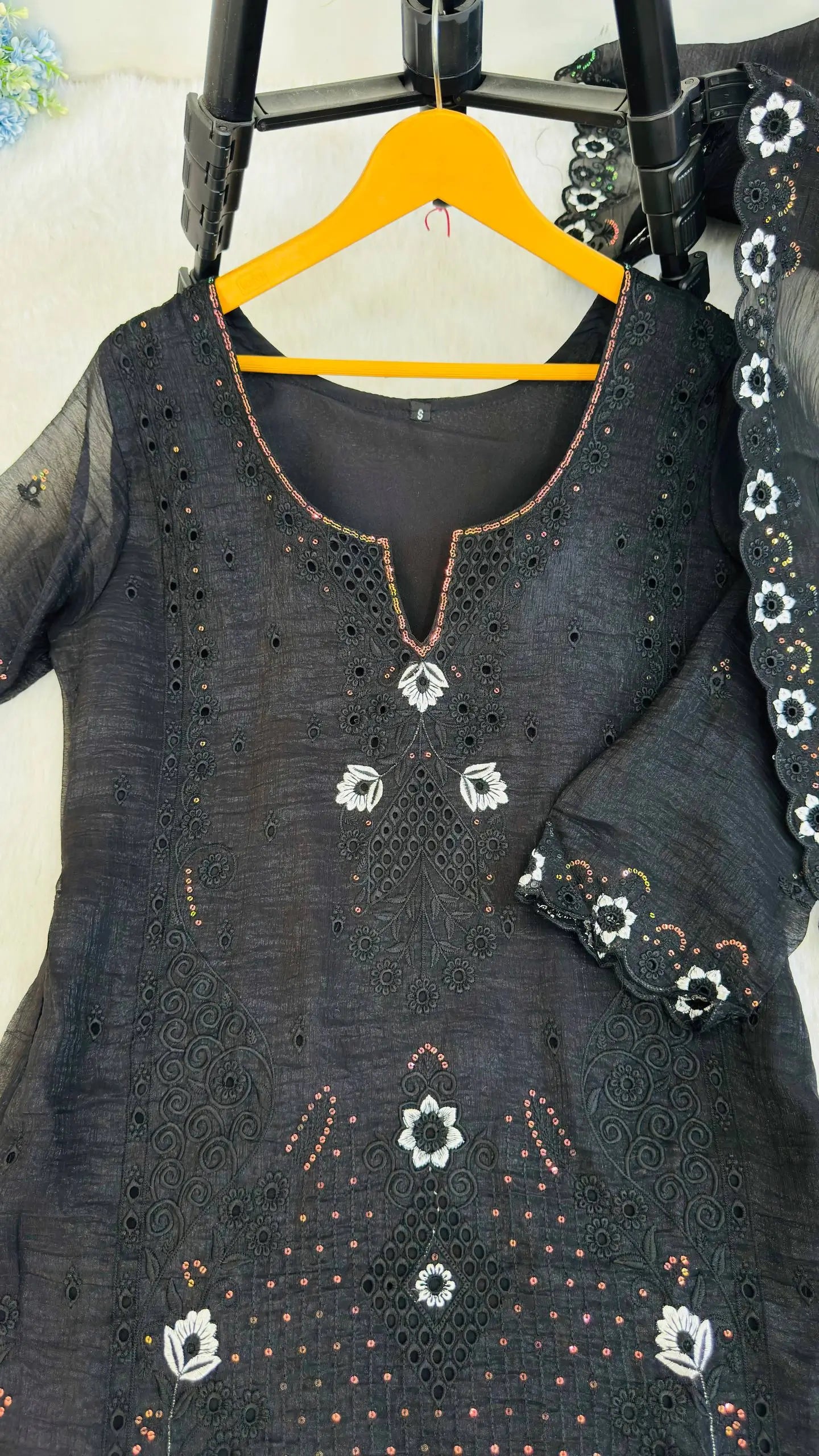 Elegant Currency Silk Embroidered Suit Set for Festive and Party Wear