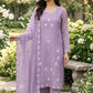 Elegant Currency Silk Embroidered Suit Set for Festive and Party Wear