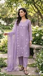 Elegant Currency Silk Embroidered Suit Set for Festive and Party Wear