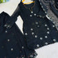 Elegant Currency Silk Embroidered Suit Set for Festive and Party Wear