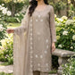 Elegant Currency Silk Embroidered Suit Set for Festive and Party Wear