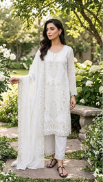 Elegant Currency Silk Embroidered Suit Set for Festive and Party Wear