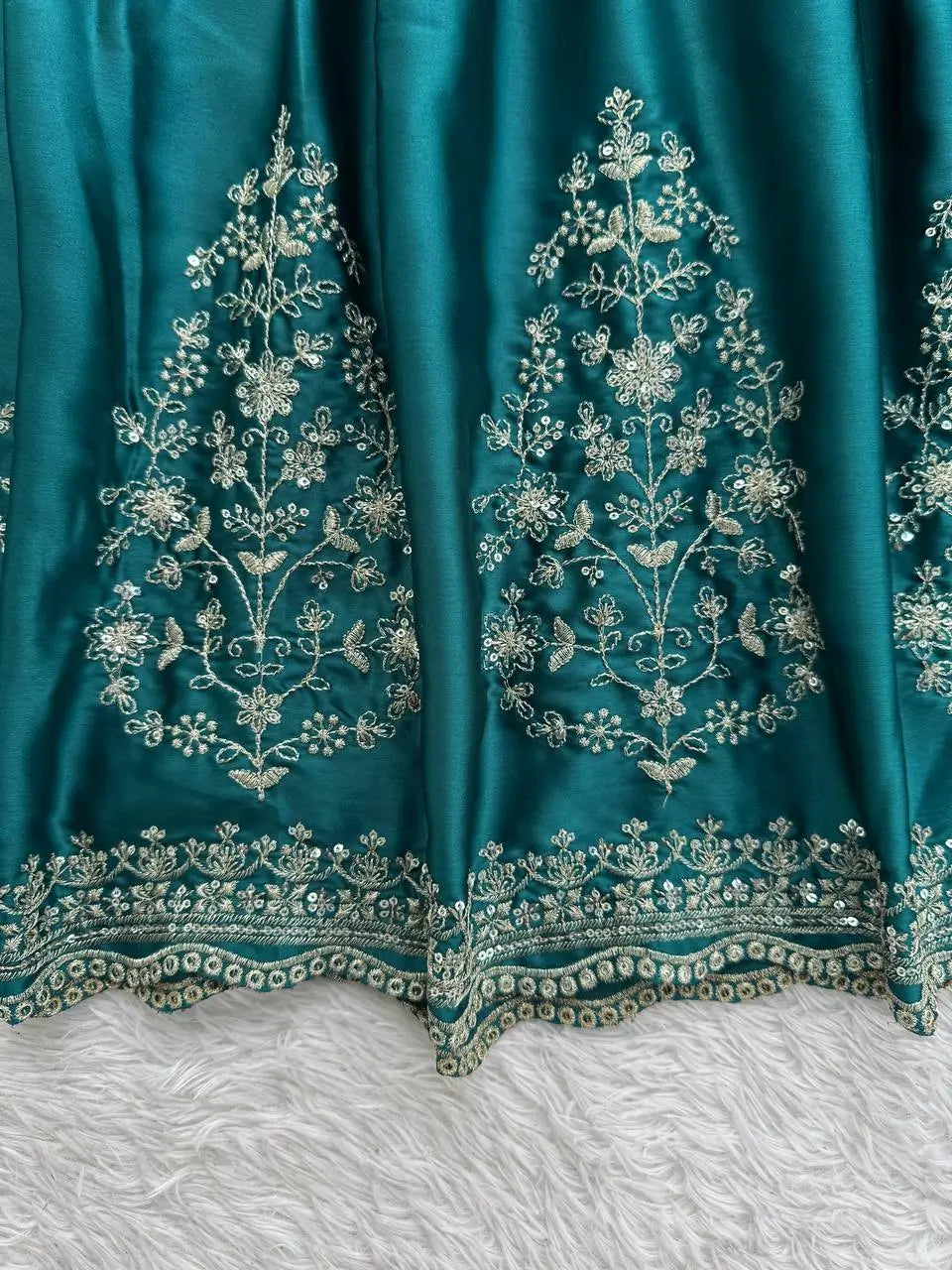 Elegant Embroidered Anarkali Suit with Dupatta