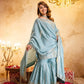 Elegant Embroidered Chinon Sharara Set for Festive Functions