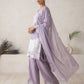 Elegant Embroidered Chinon Silk Palazzo Suit Set for Festive and Family Functions