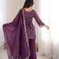 Elegant Embroidered Co Ord Suit Set for Festive and Family Occasions