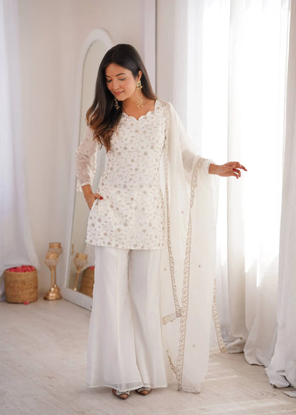 Elegant Embroidered Co Ord Suit Set for Festive and Family Occasions