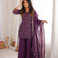 Elegant Embroidered Co Ord Suit Set for Festive and Family Occasions