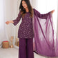 Elegant Embroidered Co Ord Suit Set for Festive and Family Occasions
