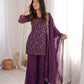 Elegant Embroidered Co Ord Suit Set for Festive and Family Occasions