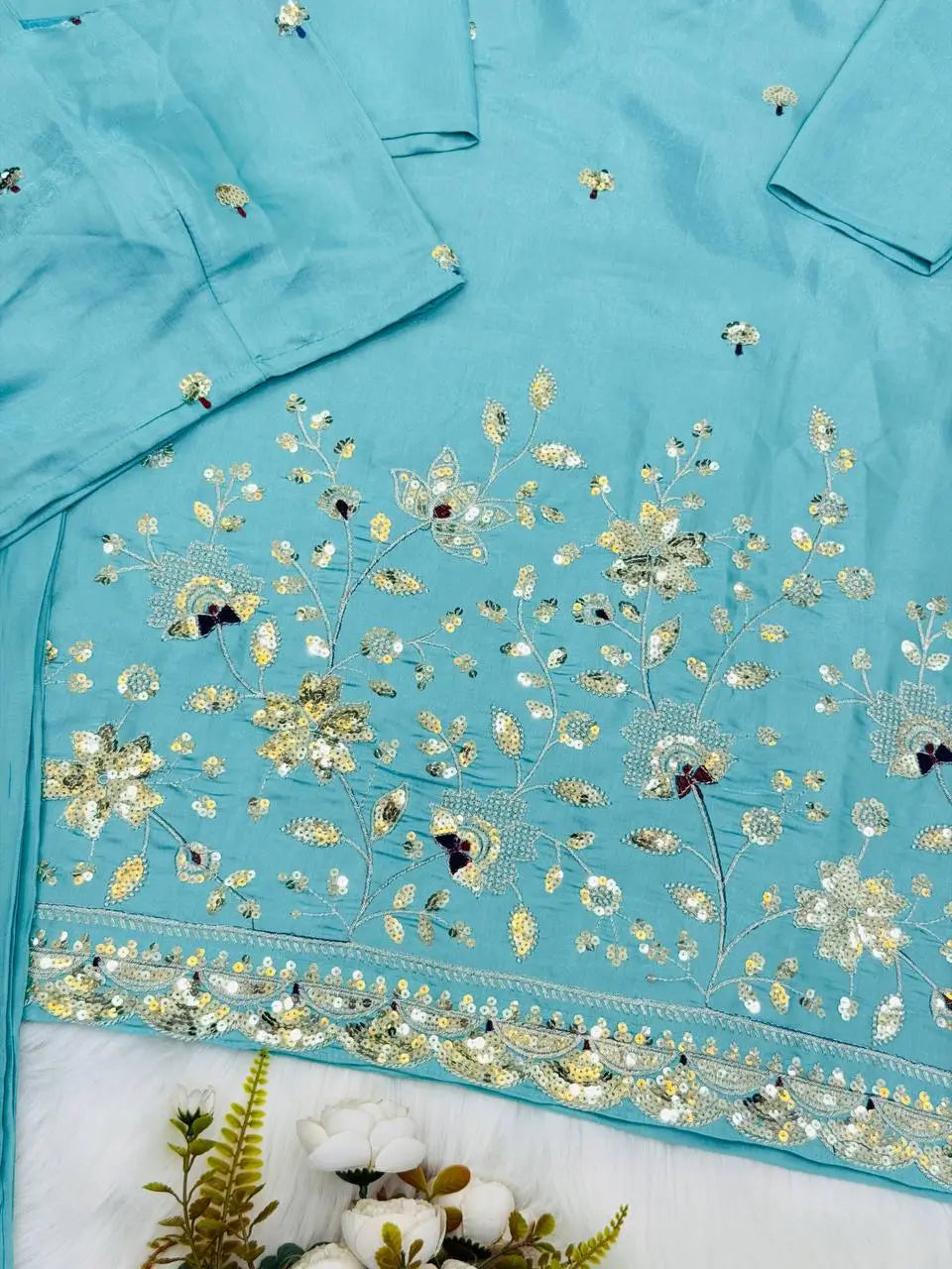 Elegant Embroidered Co Ord Suit Set for Festive and Party Wear
