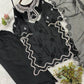 Elegant Embroidered Crepe Silk Suit Set for Festive and Occasion Wear
