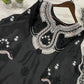 Elegant Embroidered Crepe Silk Suit Set for Festive and Occasion Wear