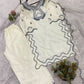 Elegant Embroidered Crepe Silk Suit Set for Festive and Occasion Wear