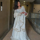 Elegant Embroidered Crunchy Silk Kurta Palazzo Set with Dupatta for Festive Wear