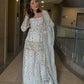 Elegant Embroidered Crunchy Silk Kurta Palazzo Set with Dupatta for Festive Wear