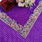 Elegant Embroidered Designer Saree for Festive and Evening Occasions