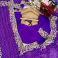 Elegant Embroidered Designer Saree for Festive and Evening Occasions