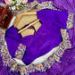 Elegant Embroidered Designer Saree for Festive and Evening Occasions