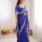 Elegant Embroidered Designer Saree for Festive and Evening Occasions
