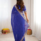 Elegant Embroidered Designer Saree for Festive and Evening Occasions