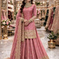 Elegant Embroidered Fandy Silk Lehenga Set for Wedding and Festive Wear