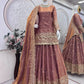 Elegant Embroidered Fandy Silk Lehenga Set for Wedding and Festive Wear