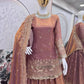 Elegant Embroidered Fandy Silk Lehenga Set for Wedding and Festive Wear