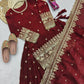 Elegant Embroidered Fandy Silk Lehenga Set for Wedding and Festive Wear