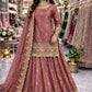 Elegant Embroidered Fandy Silk Lehenga Set for Wedding and Festive Wear