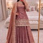 Elegant Embroidered Fandy Silk Lehenga Set for Wedding and Festive Wear