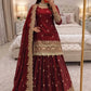 Elegant Embroidered Fandy Silk Lehenga Set for Wedding and Festive Wear