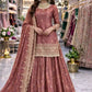 Elegant Embroidered Fandy Silk Lehenga Set for Wedding and Festive Wear