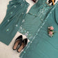 Elegant Embroidered Farshi Suit Set for Festive and Family Occasions