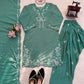 Elegant Embroidered Farshi Suit Set for Festive and Family Occasions