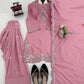 Elegant Embroidered Farshi Suit Set for Festive and Family Occasions