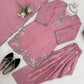 Elegant Embroidered Farshi Suit Set for Festive and Family Occasions