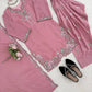 Elegant Embroidered Farshi Suit Set for Festive and Family Occasions