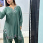 Elegant Embroidered Farshi Suit Set for Festive and Family Occasions