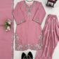 Elegant Embroidered Farshi Suit Set for Festive and Family Occasions